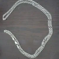زنجیر فیگارو مردانه نقره عیار ۹۲۵ایتالیایی