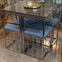 میز ناهارخوری فلزی|میز و صندلی غذاخوری|تهران, شهرک ولیعصر جنوبی|دیوار