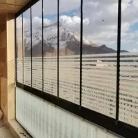 شیشه تاشو بالکنی/حمام شیشه ای/تراس شیشه ای/پارتیشن