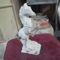 مجسمه چوبی اسب|صنایع دستی و سایر لوازم تزئینی|ملایر, |دیوار