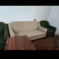 مبل راحتی Nafis کلاسیک با پارچه لینا جلو مبلی عسلی|مبلمان خانگی و میز عسلی|شوشتر, |دیوار
