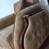مبل ۸ نفره سفارشی فنردار وابر۳۰ کیلویی در حد نو|مبلمان خانگی و میز عسلی|شوط, |دیوار