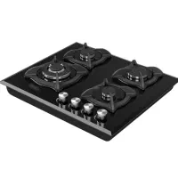 اجاق گاز صفحه ای ۴ شعله جنرال ( شیشه سکوریت )