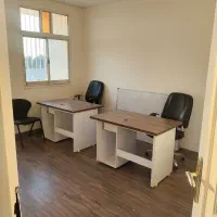 اتاق اداری غرب تهران ۱۵ متر با میز و صندلی اداری