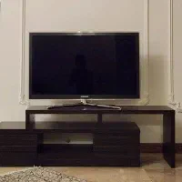 میز تلویزیون TV تمام mdf مدرن با ابعاد قابل تنظیم.
