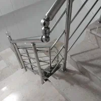 نصب نرده پله استیل