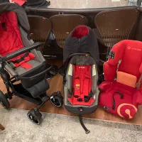 کالسکه و کریر اسپانیایی و صندلی ماشین