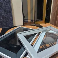 درب شیشه ای دکوفیکس لاین نوری مقاطع آلومنیومی