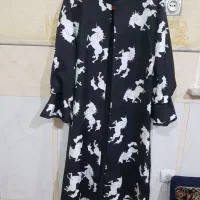 لباس مجلسی بارونی مانتو عبا همشوندرحد و نو|لباس|قم, شاه سید علی|دیوار