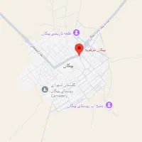 زمین مسکونی روستای پیکان شهرستان جرقویه