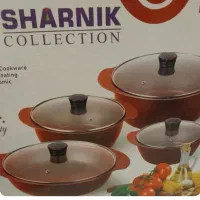 قابلمه چدن ۸ پارچه نو
