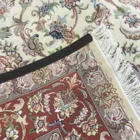 جفت ۶ متری دستبافت طرح تبریز ریز بافت گل ابریشم|فرش|تهران, یوسف‌آباد|دیوار