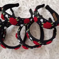 انواع اکسسوری مو گلدوزی