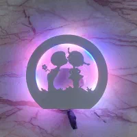 چراغ خواب دختر و پسر رنگی