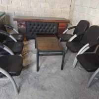 میزمدیریت وصندلی ومیزجلو مبلی فلزی|دفتر کار|رباطکریم, رباطکریم|دیوار