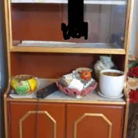 کمد کتابخانه سالم و چوب قدیمی