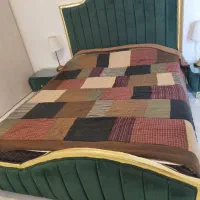 تخت دو نفره مخمل|تخت و سرویس خواب|آمل, |دیوار