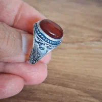 فروش 2 عدد انگشتر نقره مردانه