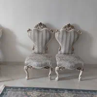 مبل استیل کلاسیک ۸ نفره به همراه ۲ میزبان|مبلمان خانگی و میز عسلی|صومعه‌سرا, |دیوار