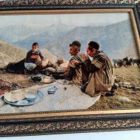 تابلو فرش دستباف کرک
