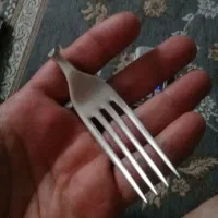 چنگال نقره