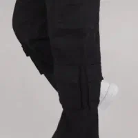 شلوار کارگو مشکی