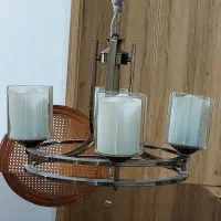 دو عدد لوستر  ست|لوستر و چراغ آویز|رشت, باهنر|دیوار