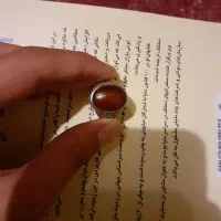 انگشتر نقره عقیق دست ساز