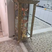 اینه و شمعدان برنجه همراه با بوفه برنج