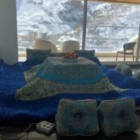 لحاف کرسی دست دوز مدل شوکت 4 در 4 سفارشی اعلا|رختخواب، بالش، پتو|تهران, شهرک ولیعصر جنوبی|دیوار