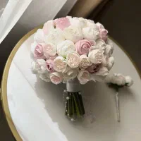 دسته گل عروس گل مصنوعی|گل مصنوعی|اصفهان, نقش جهان|دیوار