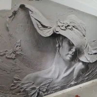 نصاب کاغذ دیواری.نقاشی