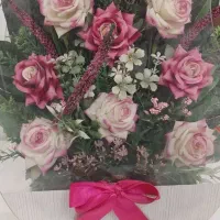 دوعدد گل مصنوعی با رویه ی شیشه ای درحد نو|گل مصنوعی|فردیس, فردیس|دیوار