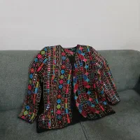 ۲۶۹۰ت مانتو کتی ۱۶۹۰ت گلدوزی شده کار دست