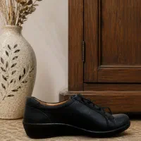 کفش زنانه چرم طبیعی/ سایز ۳۸/ نو