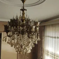 یک جفت لوستر برنجی  و 2عدد لوستر اتاق خواب