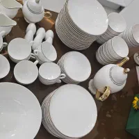 سرویس غذاخوری چینی ۱۸ نفره|ظروف سرو و پذیرایی|رشت, پستک|دیوار