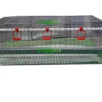 قفس گالوانیزه بلدرچین وقفس۶۰در۴۰ و وسایل