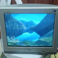 مانیتور crt پشت دار LG|رایانه رومیزی|بم, |دیوار