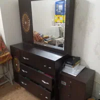 تخت دونفره و میز آرایشی|تخت و سرویس خواب|قم, انسجام|دیوار