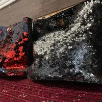 دو تا کیف پولکی دو رنگ