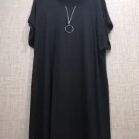 سارافون آستین رگلان مشکی سایز 4 ایکس