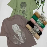 تیشرت تک مرواریدی