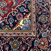 فرش ذرع ونیم دستبافت کرک اردکان کاشان|فرش|تهران, مسعودیه|دیوار