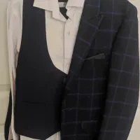 کت و شلوار با جلیقه و پیراهن پسرانه