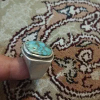 انگشتر نقره دست ساز فیروزه اصلی