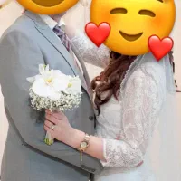 لباس عروس  سایز ۴۰ مدل اروپایی  ۲۵ تومان