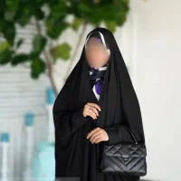 چادر مشکی لبنانی حریر اسود