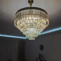 لوستر کریستالی ۱۳ شاخه|لوستر و چراغ آویز|شهریار, شهریار|دیوار