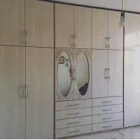 ساخت و طراحی کابینت کمد دیواری وکلیه مصنوعات چوبی|جاکفشی، کمد، دراور|کرمانشاه, |دیوار